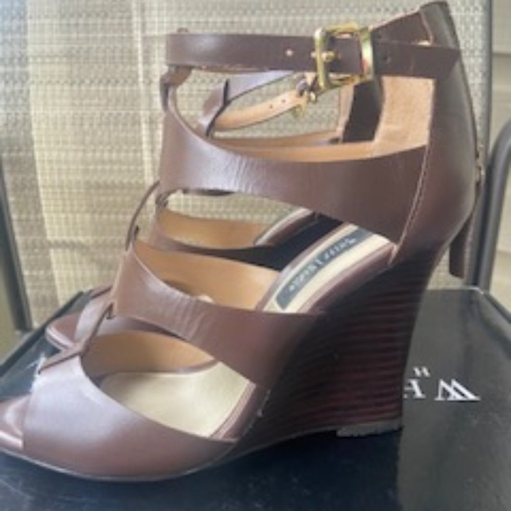 White House Black Market Briget Wedge Sandals